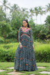 KA 1128 Bandhani Printed Navaratri Special Designer Gown Wholesale Shop In Surat
